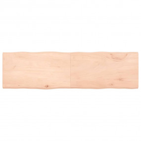 Table Top Medium Brown Solid Oak Wood 70.9 in x 19.7 in...
