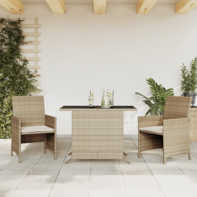 Bistro Set Beige