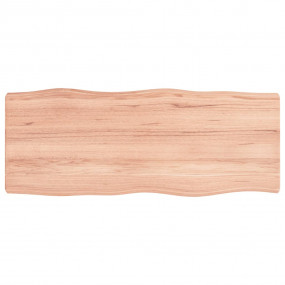 Table Top Light brown Solid oak wood 39.4 x 15.7 x Dura...