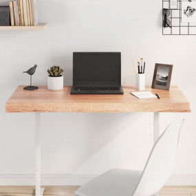 Table Top Light Brown Solid oak wood 39.4x19.7 in Table...