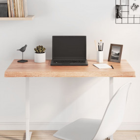 Table Top Light brown Solid oak wood 39.4x23.6x1.6 in T...