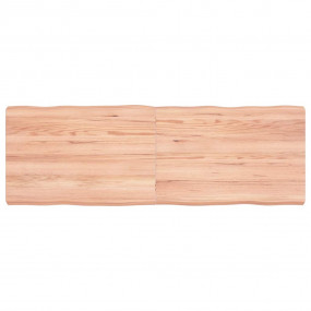 Table Top Light brown Solid oak wood 47.2X15.7 in Folda...