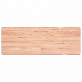 Table Top Light brown Solid oak wood 55.1 x 19.7 in Fol...