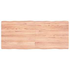 Table Top Light brown Solid oak wood 55.1 x 23.6 in