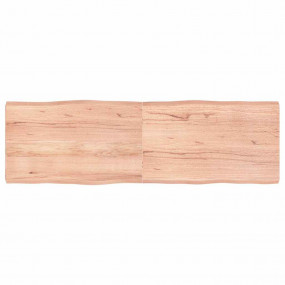 Table Top Light brown Solid oak 63x19.7 in Foldable Tab...