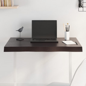 Table Top Dark brown Solid oak wood Medium Table Top