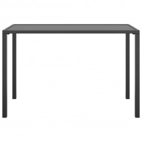 Garden Dining Table Anthracite Steel 43.3 x 21.3 x 27.6...