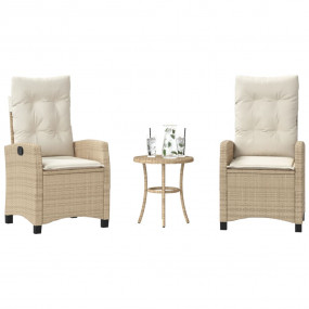 Bistro Set Beige, Cream White