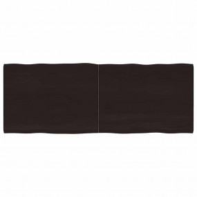 Table Top Dark brown Solid oak wood Standard Foldable