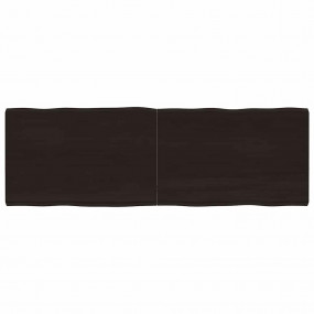 Table Top Dark brown Solid oak wood Large Foldable Tabl...
