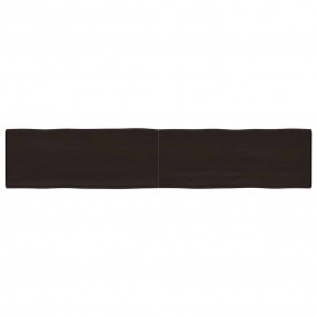 Table Top Dark Brown Solid Oak Wood Extra Large Foldabl...