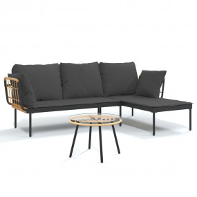 Garden Lounge Set Anthracite