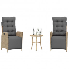 Bistro Set Mix Beige, Light Grey