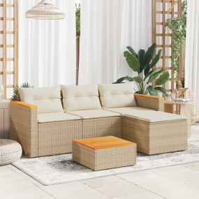 Garden Sofa Set Beige