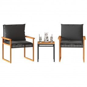 Bistro Set Black