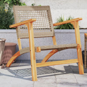 Garden Chair Beige and brown