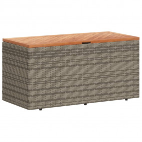Garden Storage Box Grey and Brown