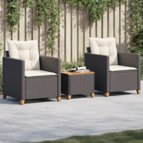Bistro Set Black