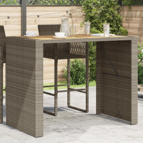 Garden Bar Table Grey