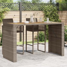Garden Bar Table Grey