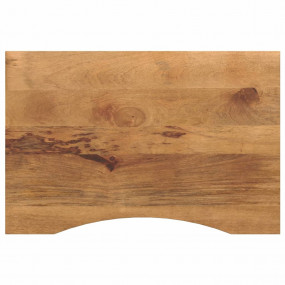 Desk Top Brown Solid rough mango wood 35.4 x 19.7 in Du...