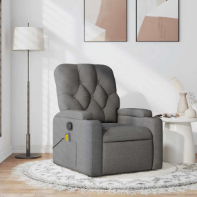 Massage Recliner Chair Dark Grey