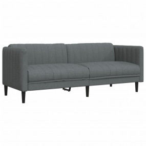 Sofa Dark Grey 100% Polyester Fabric, Plywood, Solid Wo...