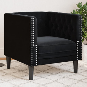 Chesterfield Sofa Chair Black