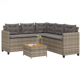 Garden Sofa Grey, Dark Grey
