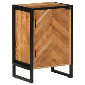 Bathroom Cabinet Natural wood and black