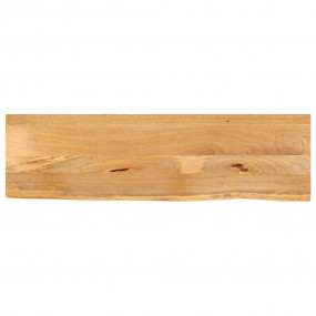 Table Top Natural wood Solid mango wood 43.3 x 7.9 in