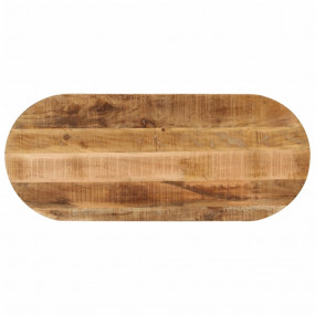 Table Top Natural wood Solid rough mango wood with a na...