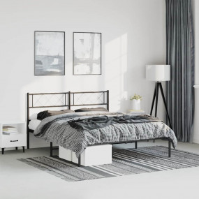 Metal Bed Frame Black Steel King Size Metal Bed Frame