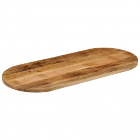 Table Top Natural wood Solid mango wood 39.4 x 15.7 x 1...