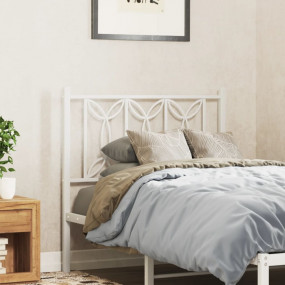 Bed Frame White Steel Tall Single Sturdy Bed Frame