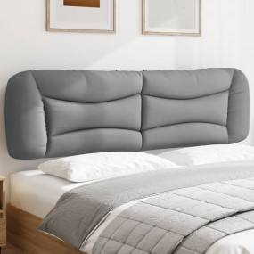 Headboard Cushion Light Grey Fabric (100% polyester)