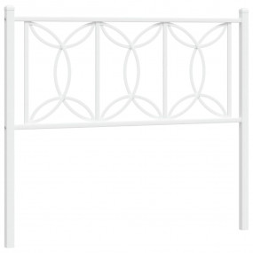 Bed Frame White Steel Tall Twin Bed Strong and Lasting