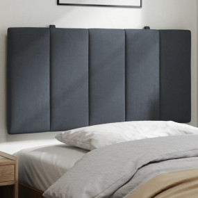 Headboard Cushion Dark grey Velvet (100% polyester)