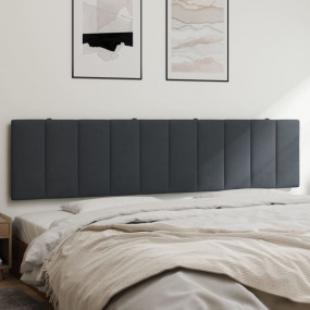 Headboard Cushion Dark grey Velvet (100% polyester) 76....