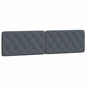 Headboard Cushion Dark Grey Velvet (100% polyester) Lar...