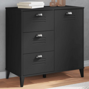 Storage Cabinet Black Engineered wood, plastic Medium