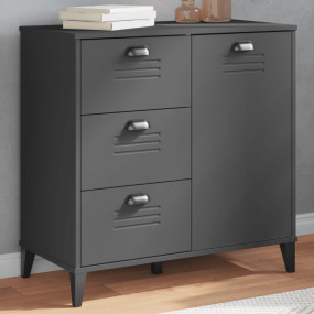 Storage Cabinet Anthracite Grey Engineered Wood
