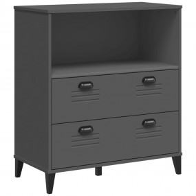 Bookshelf Anthracite Grey Engineered Wood 31.5 x 15.7 x...