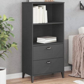 Bookshelf Anthracite grey Engineered wood, plastic Medi...