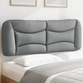 Headboard Cushion Light Gray 100% Polyester 53.9 in wid...