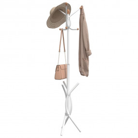 Coat Stand White Powder-coated iron Medium Coat Stand