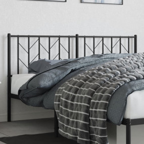 Headboard Black Steel For 63 inch mattress Classic/Trad...