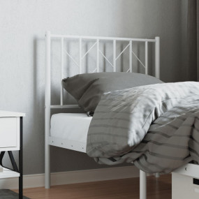 Headboard White Steel Tall Single Durable Headboard
