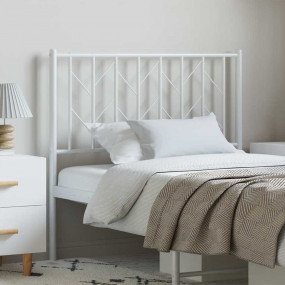 Headboard White Steel Tall Single Durable Headboard
