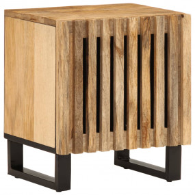 Bedside Cabinet Rough Mango Wood